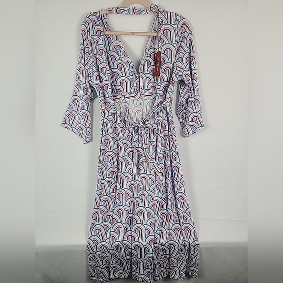 NWT Lila Rainbow Labor & Postpartum Gown One Size - Picture 7 of 11